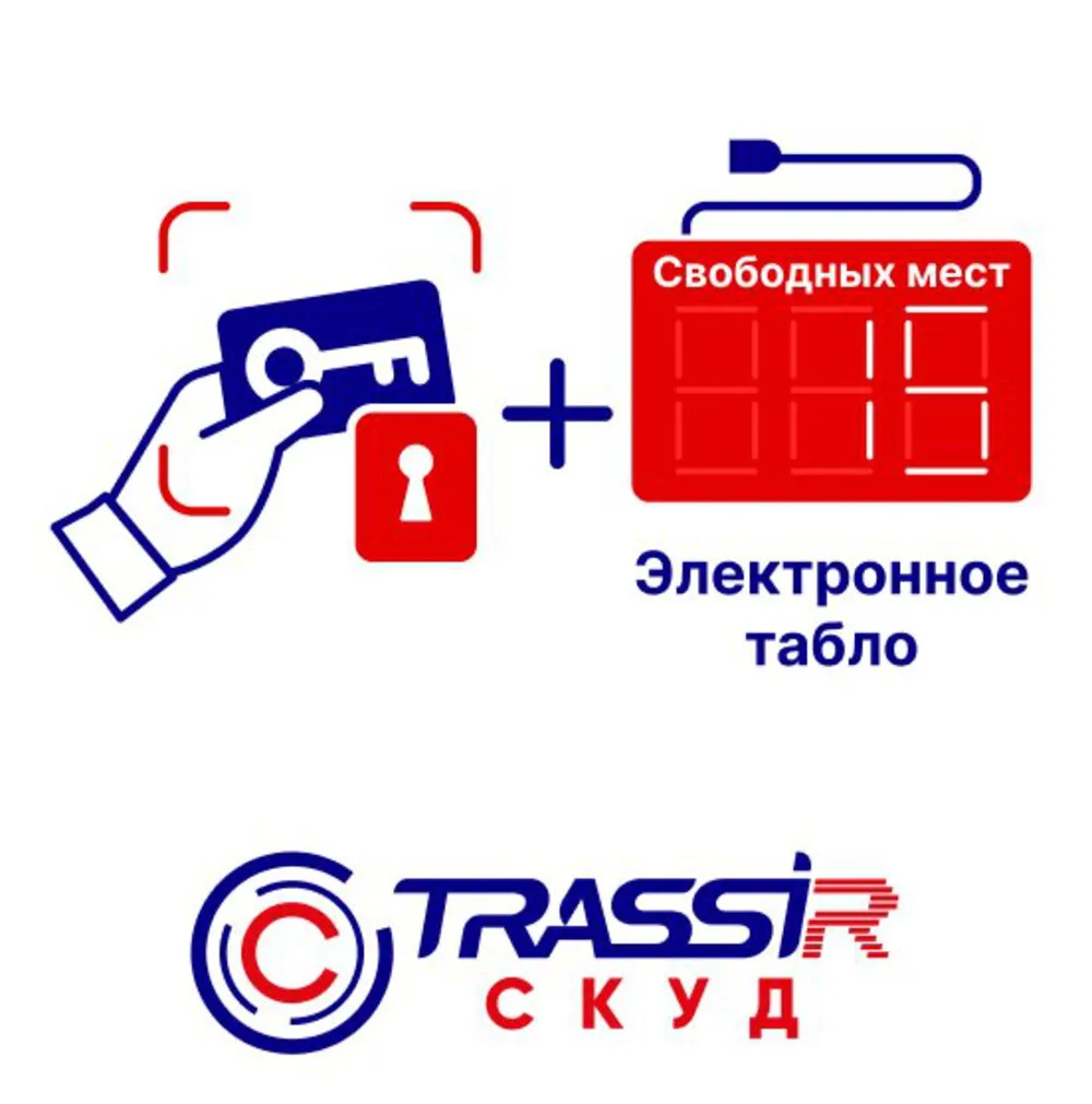 TRASSIR TRASSIR СКУД + Электронное табло TRASSIR TRASSIR СКУД + Электронное табло