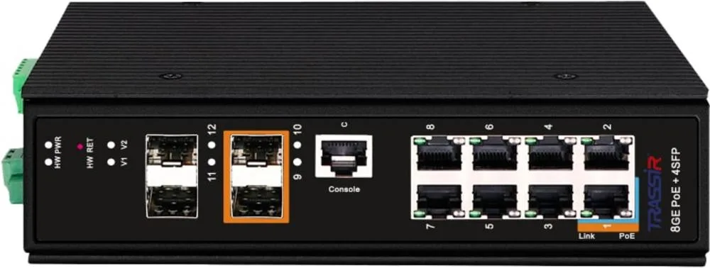 TRASSIR TR-NS27124S-360-8POE