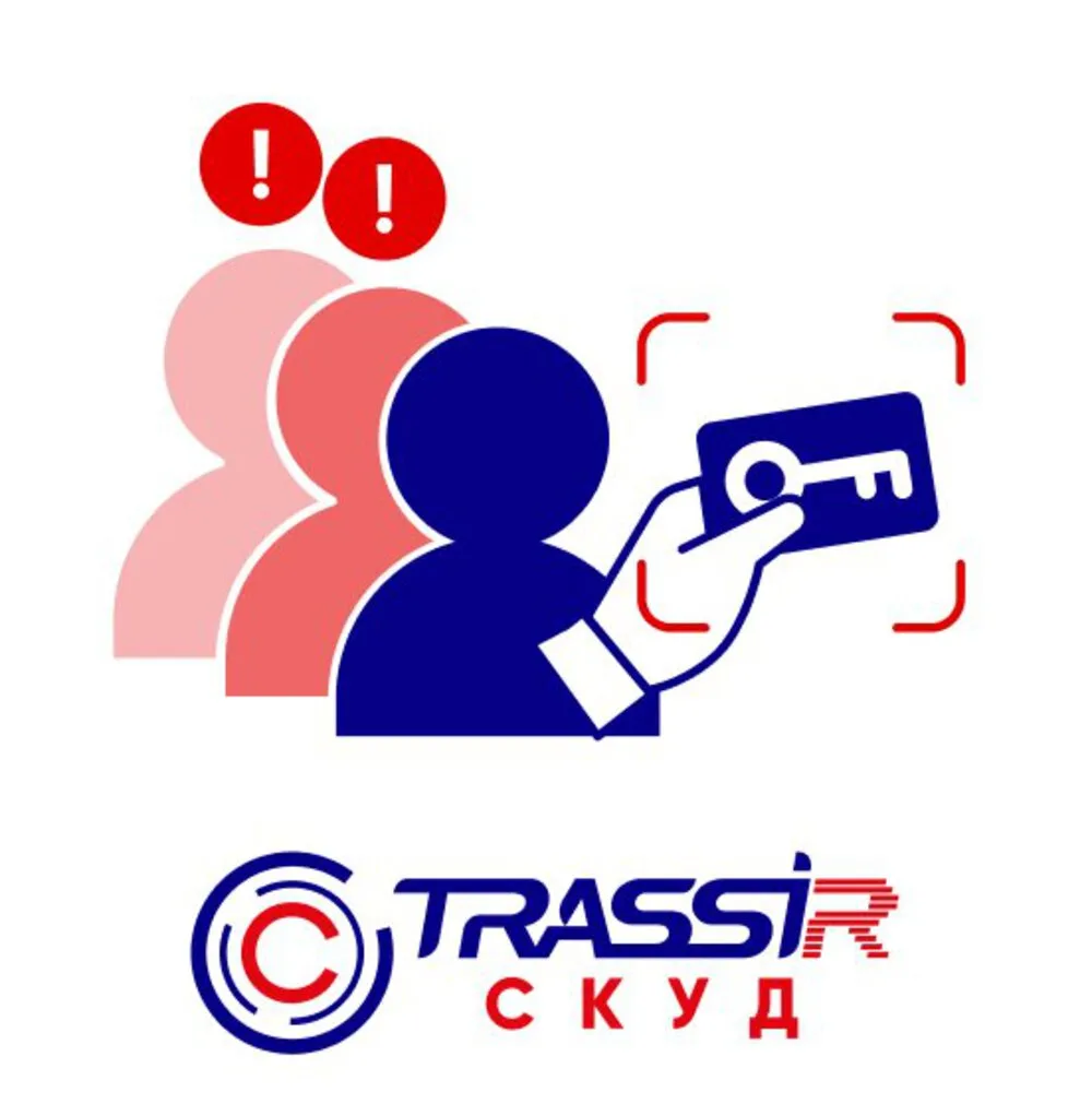 TRASSIR TRASSIR СКУД Детектирование нарушений проходов
